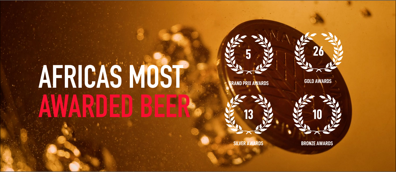 Carling Black Label Africa's most awarded beer banner
